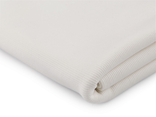 Úplet bavlněný elastický žebrovaný - tunel