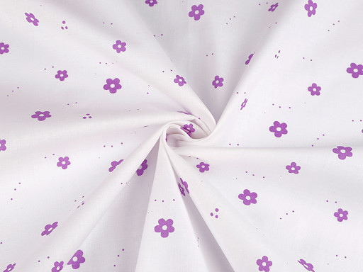 Cotton fabric / canvas, small flowers