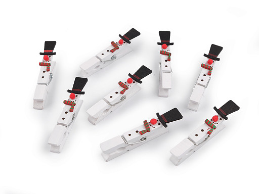 Christmas wooden peg snowman, reindeer