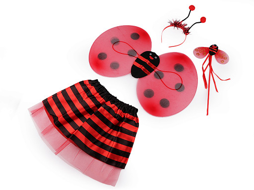 Costume di Carnevale, motivo: coccinella, ape