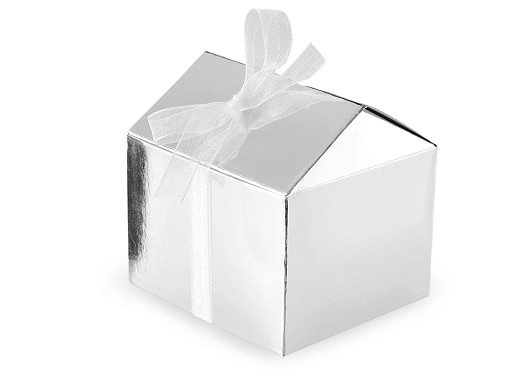 Κουτί δώρου – σπίτι με κορδέλα