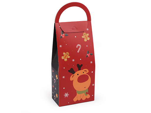 Christmas gift box / bag, reindeer