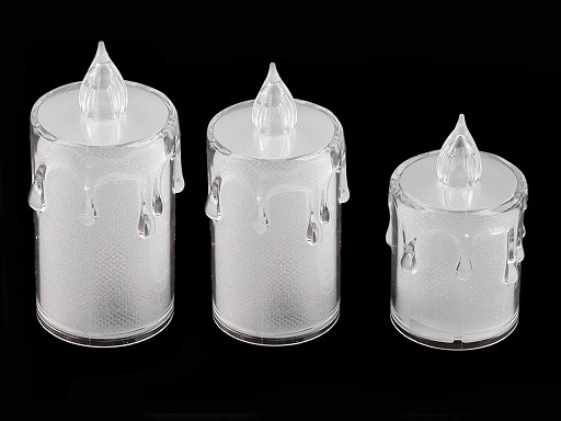 Candela a LED, funzionamento a batteria, dimensioni: Ø 3,6 mm Candela a LED, funzionamento a batteria, dimensioni: Ø 3,6 mm