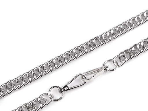 Handbag chain with carabiner, length 120 cm