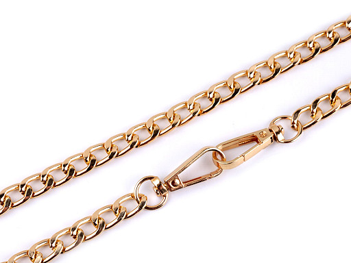 Chain for handbags and mobile phones with carabiner, length 120 cm