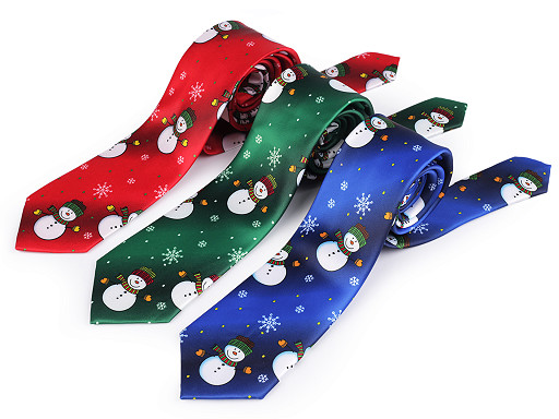 Satin Christmas tie