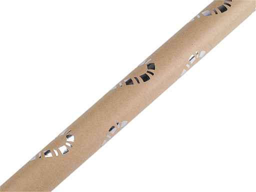 Baliaci papier vianočný prírodný 0,7x2 m