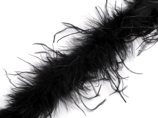 Boa: pluma de avestruz 21-24 g, largo 1,8 m