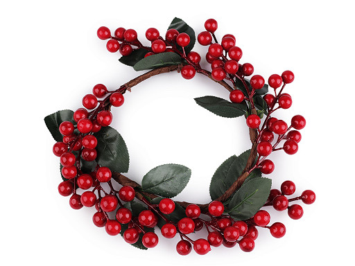 Artificial rowan wreath Ø25 cm