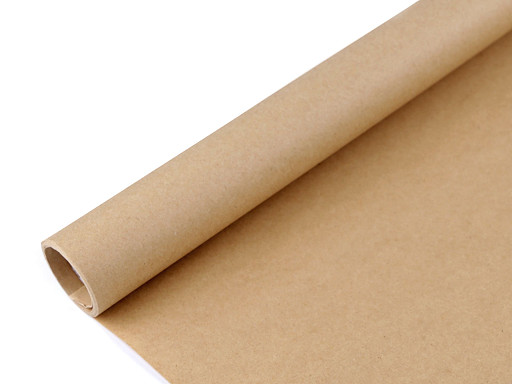 Papier cadeau naturel mat, 0,7 x 2 m