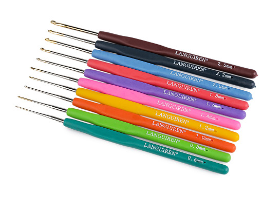 Lot De 20 Crochets à Tricoter En Bambou Et Aluminium - Tailles De 1,0 Mm à 10,0 Mm, Avec Sac De Rangement