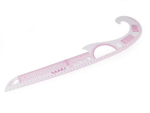 Flexible ruler / curve ruler for shaping armholes, sleeve ends