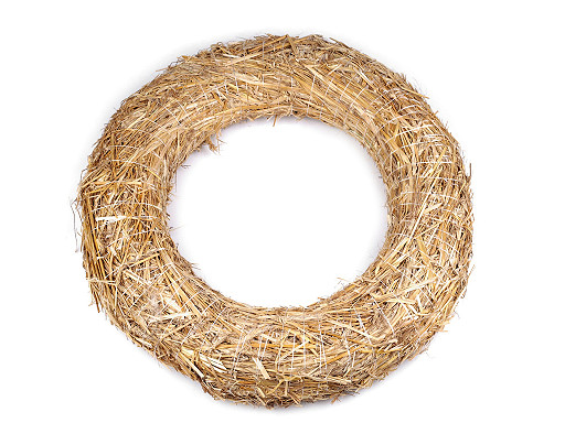 Straw wreath Ø60 cm