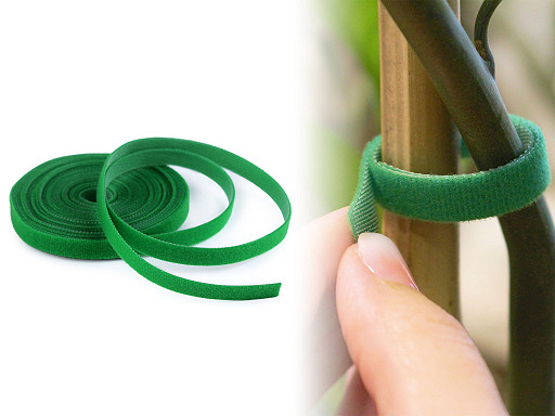 Double-sided Hook and Loop Tape, width 10 mm, for home and garden