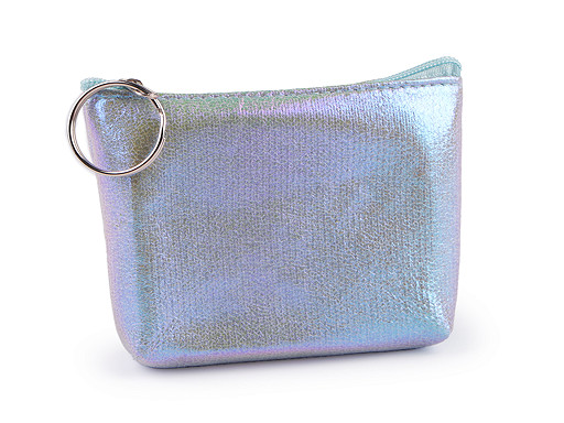 Small wallet / key ring holographic 11x8 cm