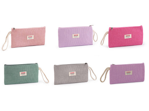 Fabric pouch case for small items 18x10 cm