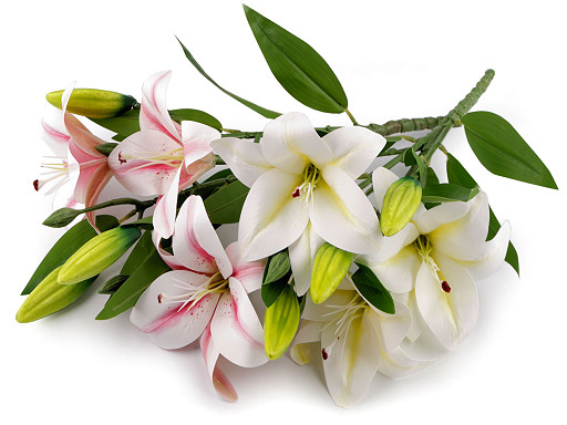 Artificial lily bouquet