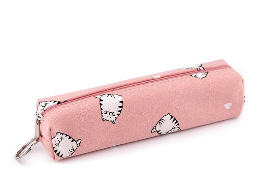 Textile case / pencil case, cat 18x4 cm