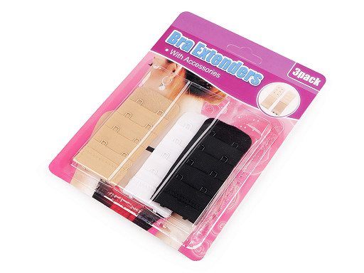 Ganci Comodi Allunga Reggiseno 15 Pezzi - Ganci Elastici Bianco/Nero/Pelle Per Gravidanza E Allattamento Ganci Reggiseno Aggiuntivi