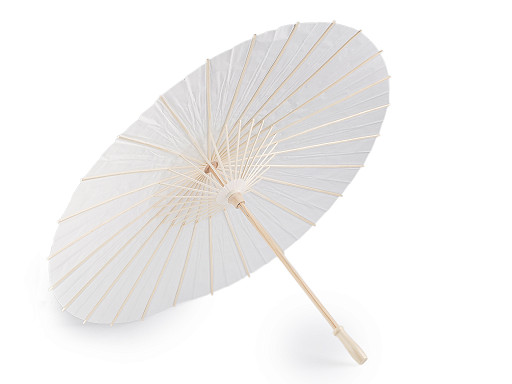 Papierový dáždnik / slnečník na svadobné fotenie a domaľovanie Ø83 cm