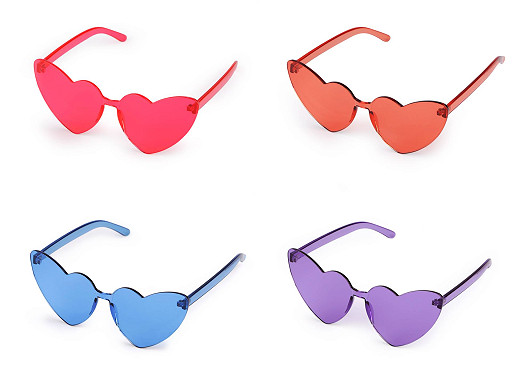 Bicchieri a forma di cuore, per feste/carnevale