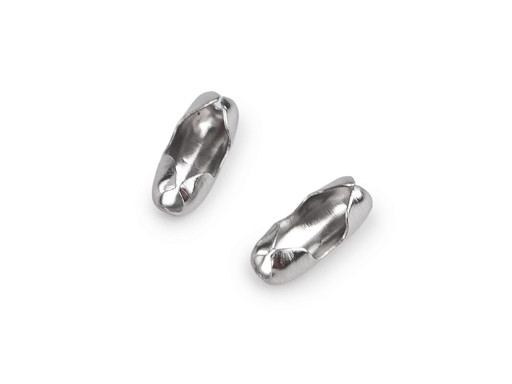 Spojka / koncovka na guličkovú retiazku z nerezovej ocele 3x7 mm