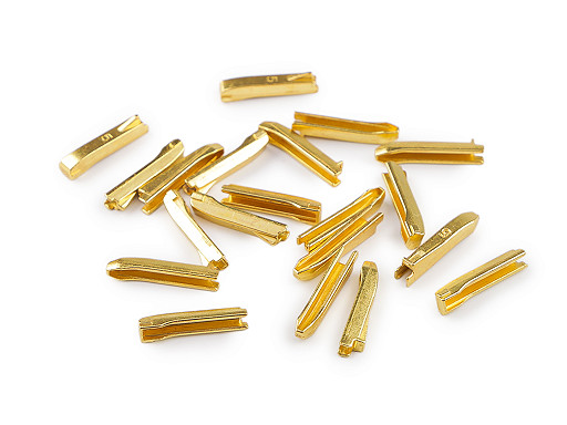 Terminație inferioară pentru repararea fermoarului metalic cu dublu sens