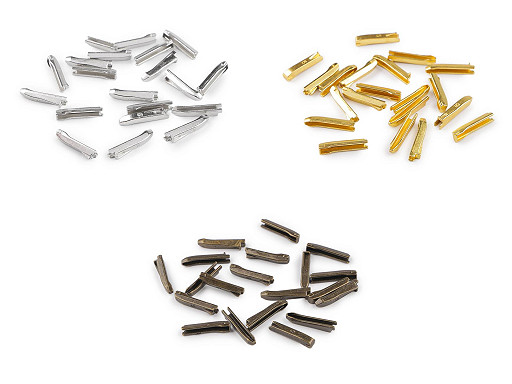 Bottom end cap for repairing a metal two-way zipper