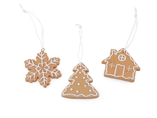 Vianočné perníčky na zavesenie mix