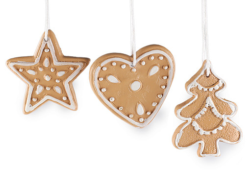 Biscuits de Noël/Pains d’épices factices, à suspendre, assortiment