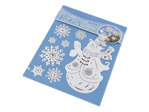 3D-Weihnachtsaufkleber plastisch