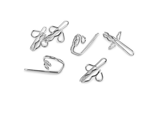 Fém kampós készlet függönyökhöz