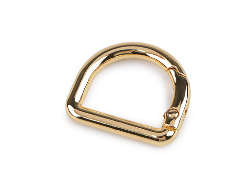 Karabíner D félkarika lyuk 19 mm