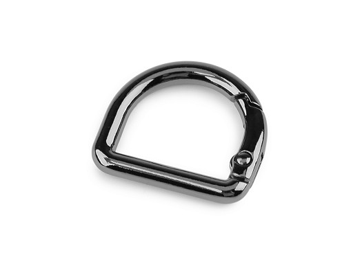 Moschettone con anello a D, adatto alla dimensione: 19 mm