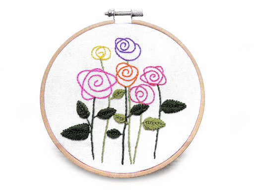 Dětská dárková sada na vyšívání s předtištěným motivem