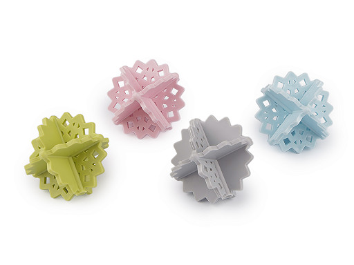 Opakovaně použitelné pevné kuličky do pračky, sada 4 ks