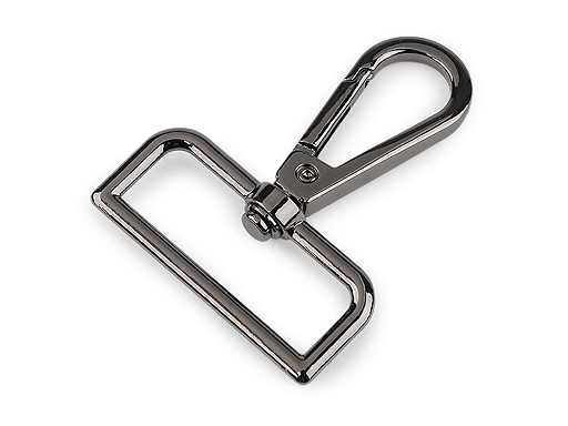 Karabina kovová otočná, průvlek 38 mm