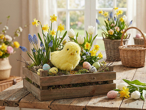 Dekorace velikono�n� ku��tko