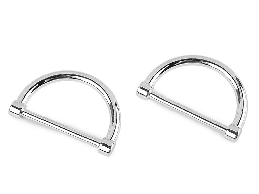 Polokrúžok na textil a doplnky šírka 30 mm plochý