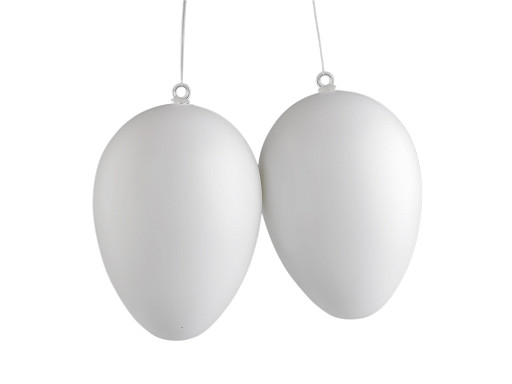 Plastové vajce 6,3x8,8 cm so závesom