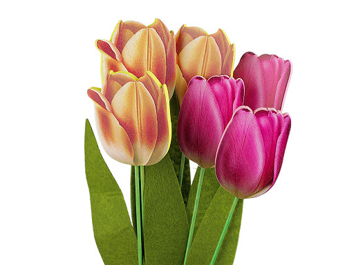 Drevený tulipán zápich