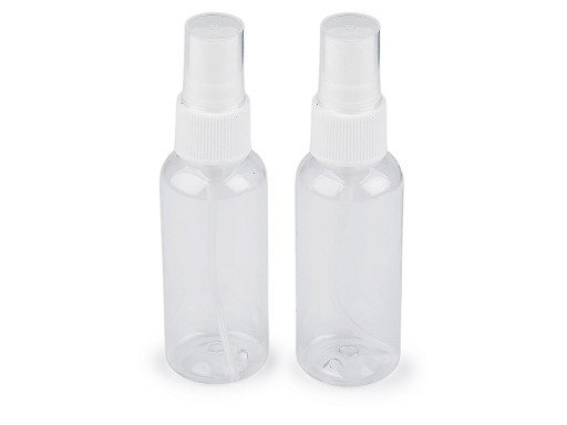 Sticlă de plastic cu pulverizator 50 ml