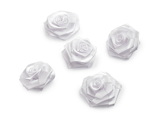 Saténová růže Ø40 mm