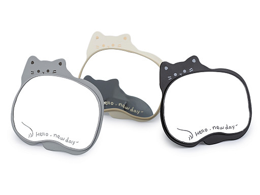 Kosmetické zrcátko se stojánkem kočka