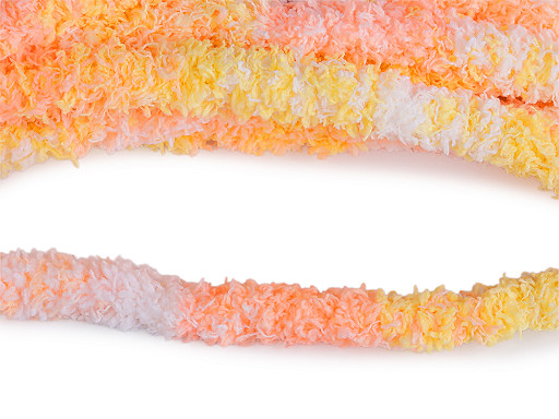 Jumbo mikroplyšové drátky na tvoření / výrobu zvířátek melír Ø20 mm délka 100 cm