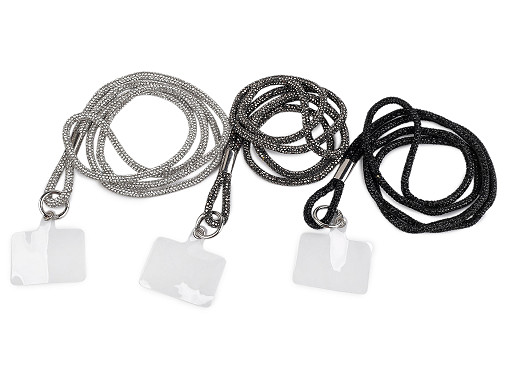 Strasszköves mobiltelefon pánt műanyag betéttel