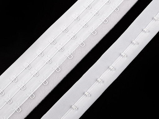 Zapínání na korzety, body v metráži šíře 50 mm trojřadé