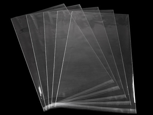 PP vrecká s lepiacou klopou 26,5x44 cm