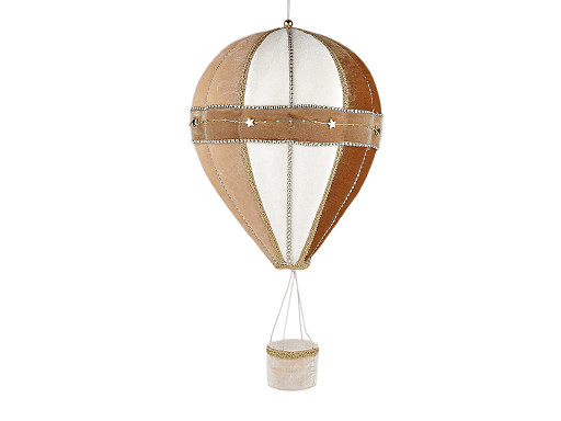 Dekorace sametový létající balón