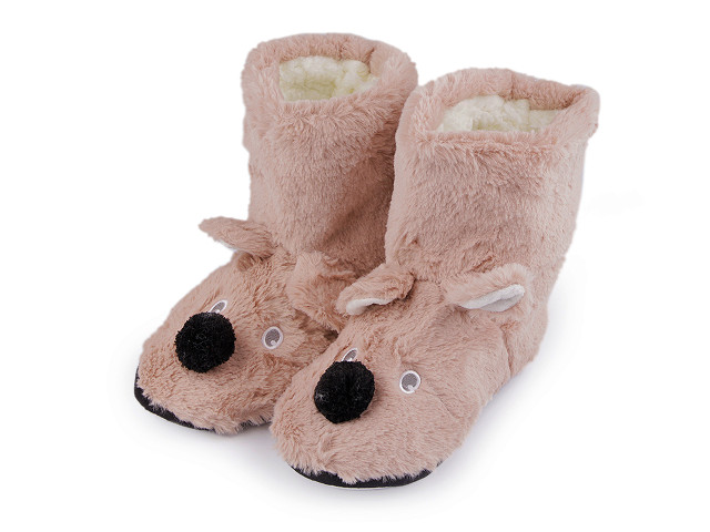 llama slipper boots